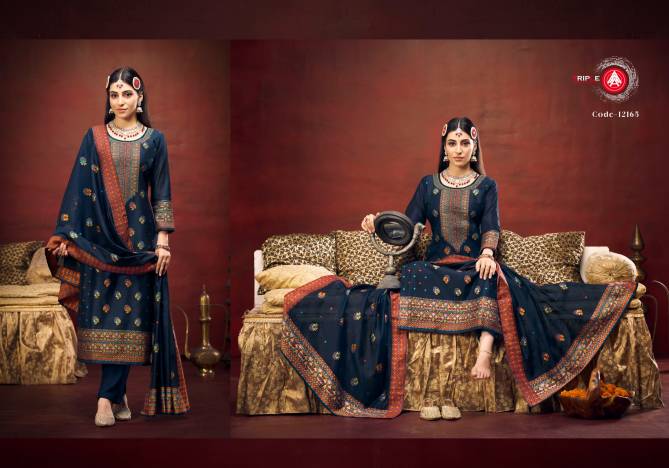 Anjuba By Triple Aaa Viscose Minakari Jacquard Dress Material Wholesale Price In Surat